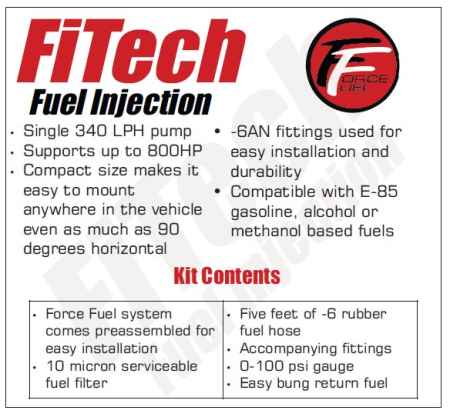 FiTech Force Fuel 50004